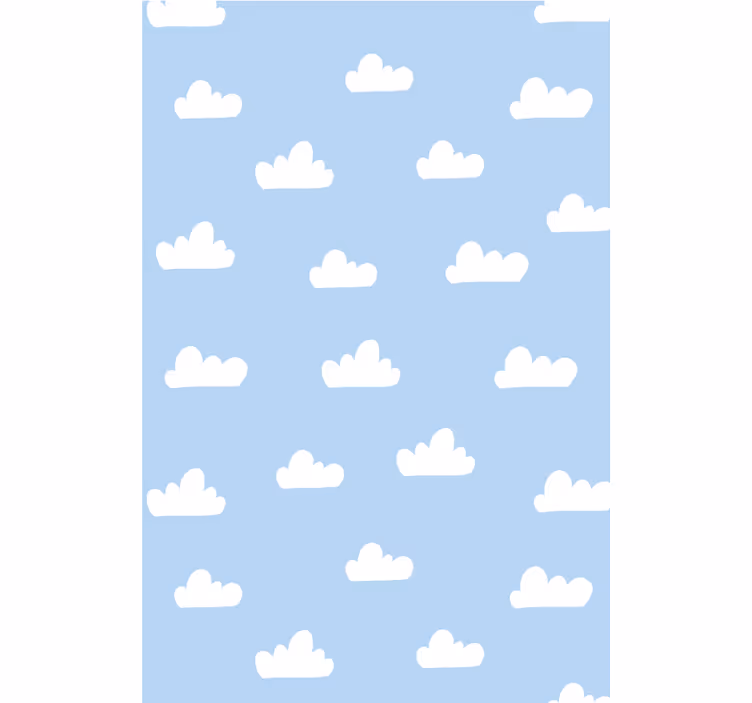 Blue sky Cloud roller blind - TenStickers