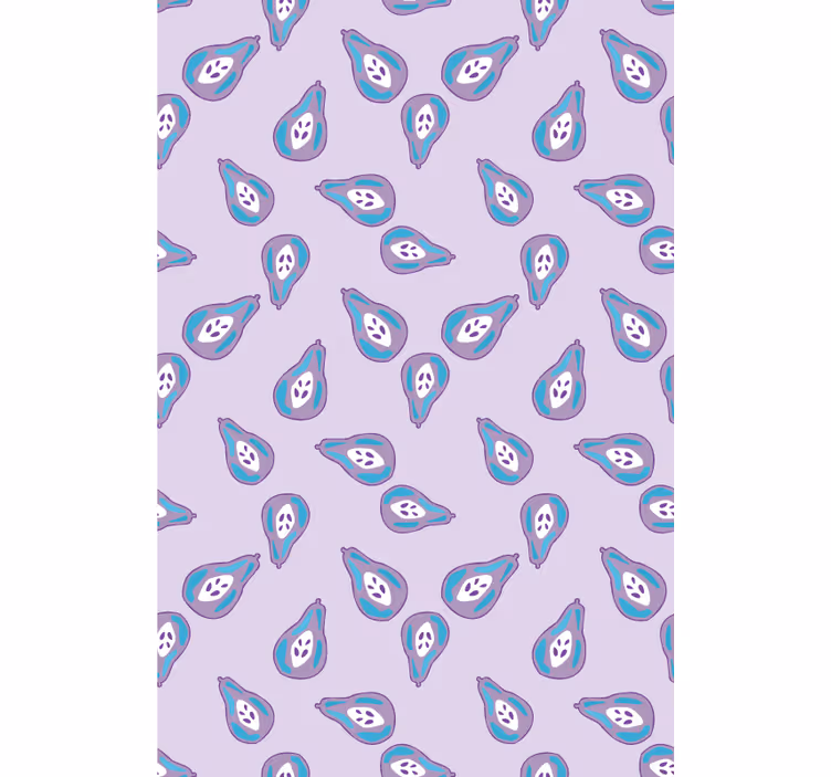 Playful Pear Pattern roller blind fruits - TenStickers