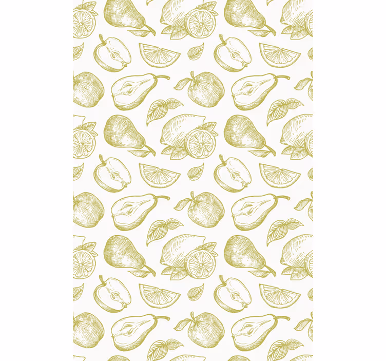 Citrus Freshness roller blind fruits - TenStickers