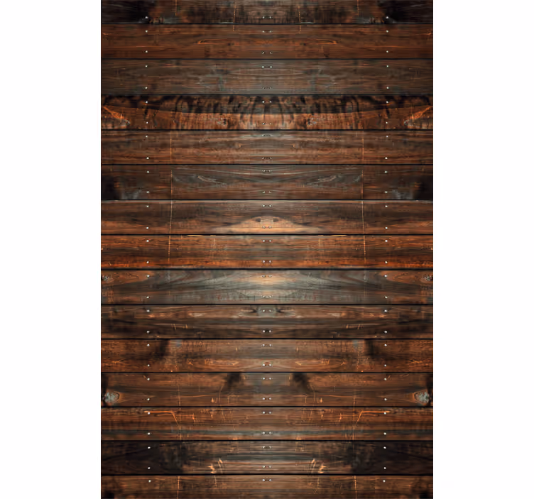 Wooden dark brown Rustic blind - TenStickers