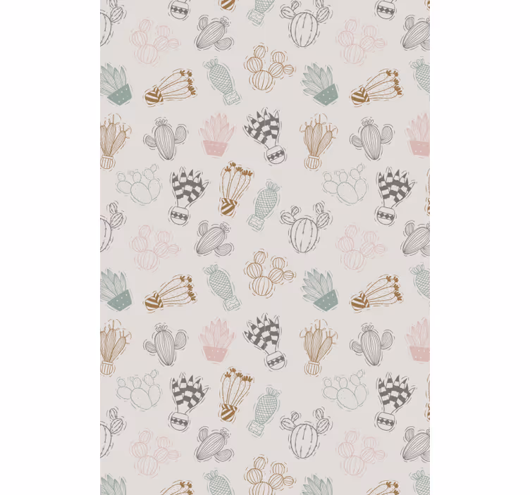 Children's Style cactus roller blind - TenStickers