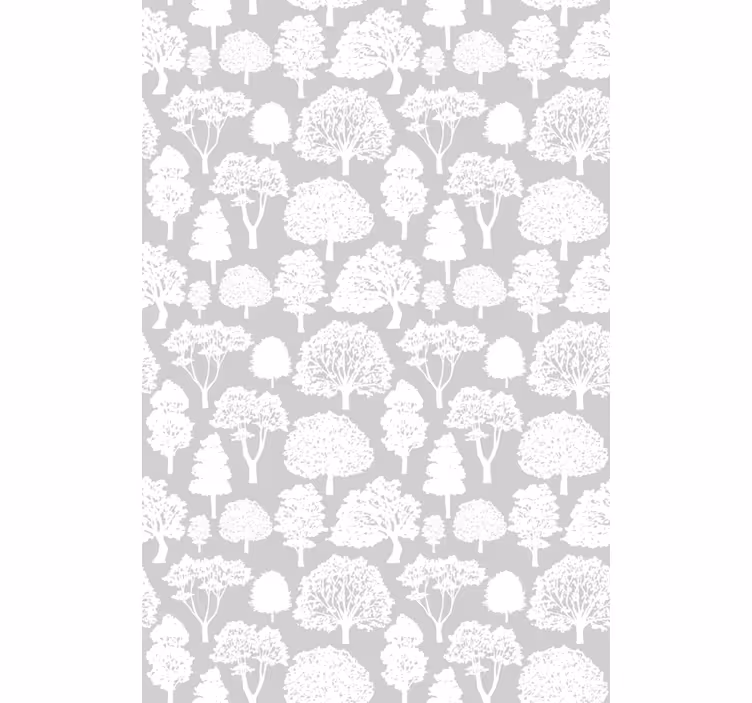 Arboreal Silhouettes tree roller blind - TenStickers