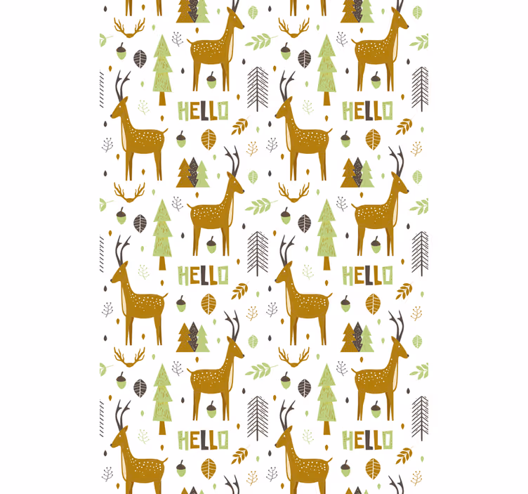 Deer pattern Childrens blind - TenStickers