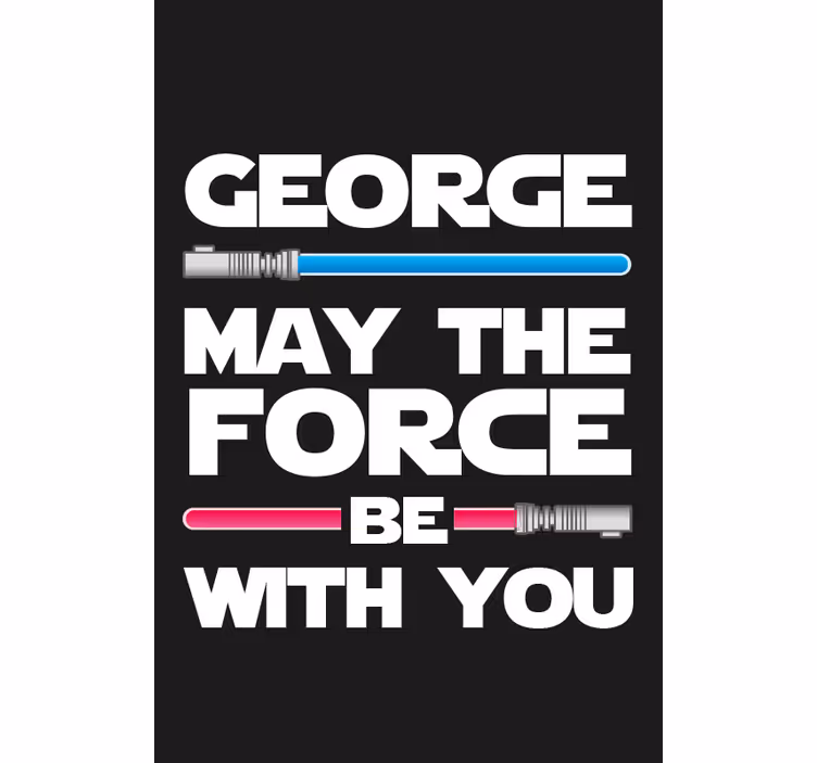 Customizable Sci-Fi Phrase movie roller blind - TenStickers