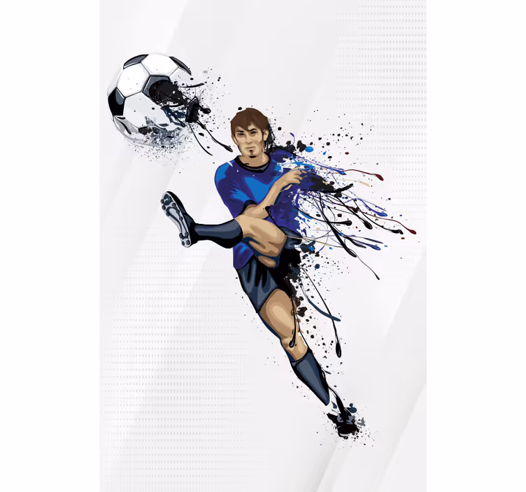 Action Kick roller blind sports - TenStickers