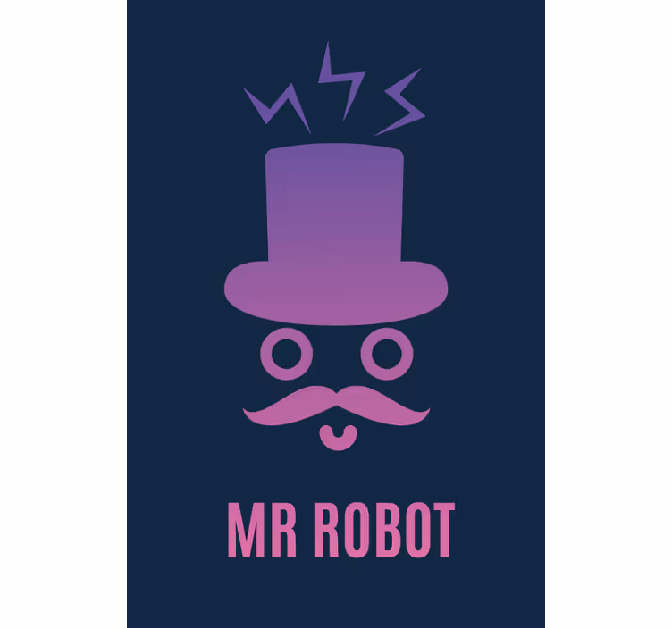 Mr robot Geek roller blind - TenStickers