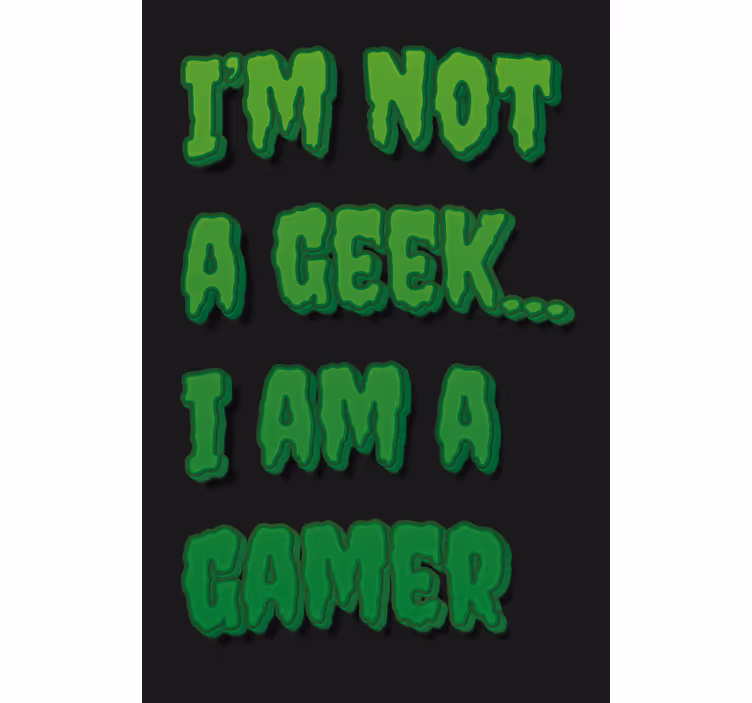 Gamer Identity Statement custom roller blind - TenStickers