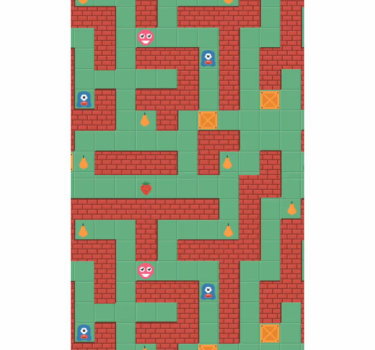 Maze Creature Adventure fun roller blind - TenStickers