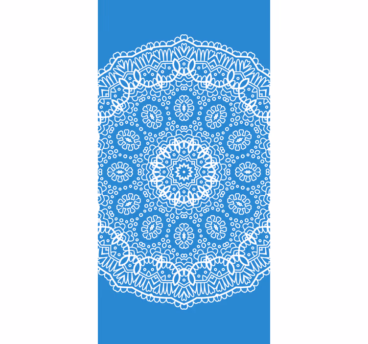 Lace doily Living room roller blind - TenStickers