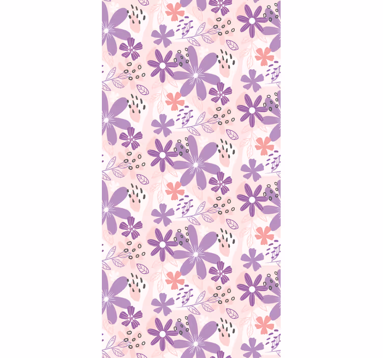 Butterfly roller blind butterfly floral cascade - TenStickers