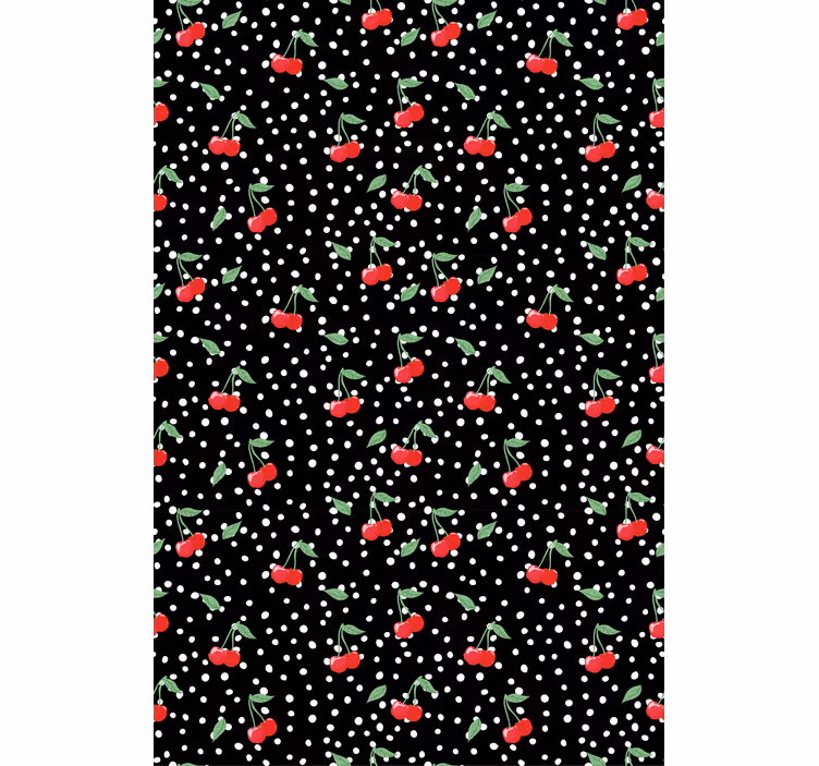 Cherry Blossom Theme roller blind fruits - TenStickers