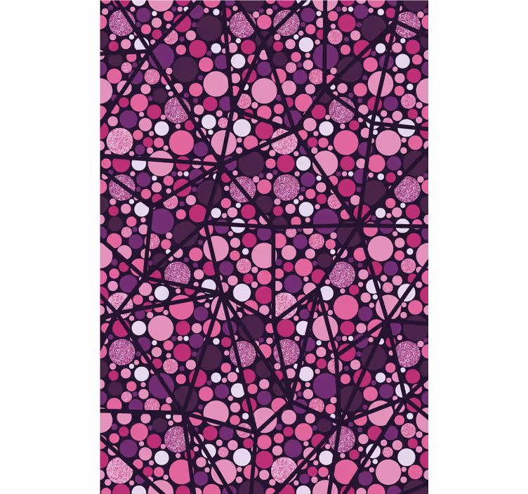 Geometric Bubble Pattern textured roller blind - TenStickers