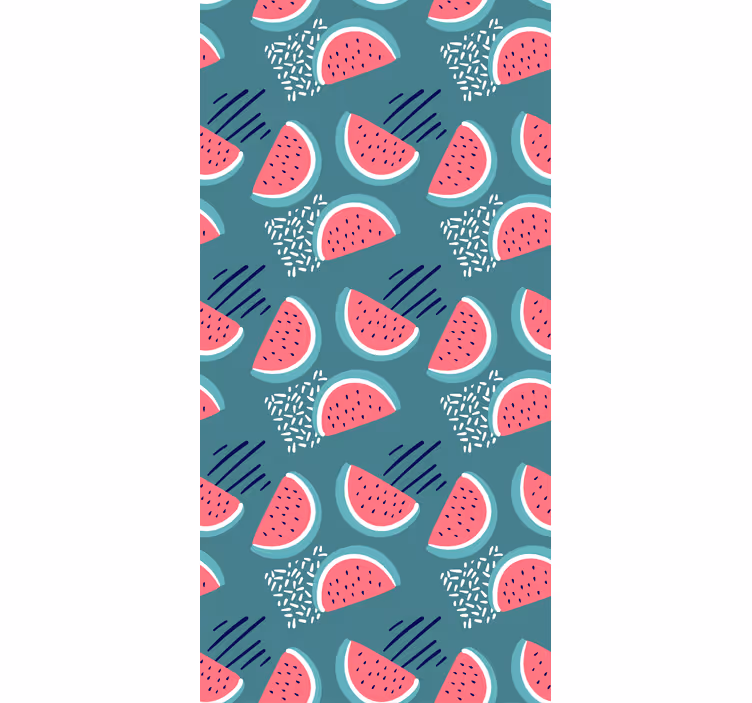Watermelon Slice Motif roller blind fruits - TenStickers