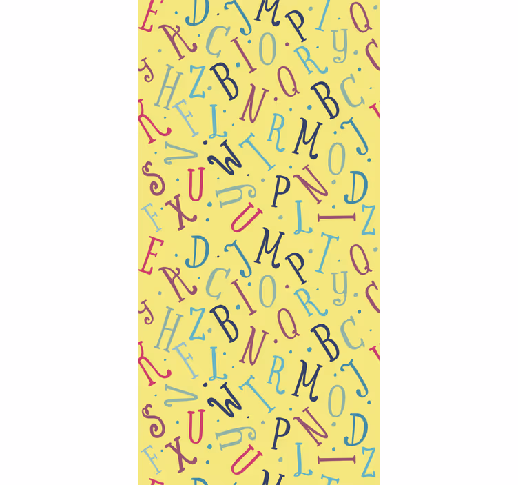 Colourful letters Childrens blind - TenStickers