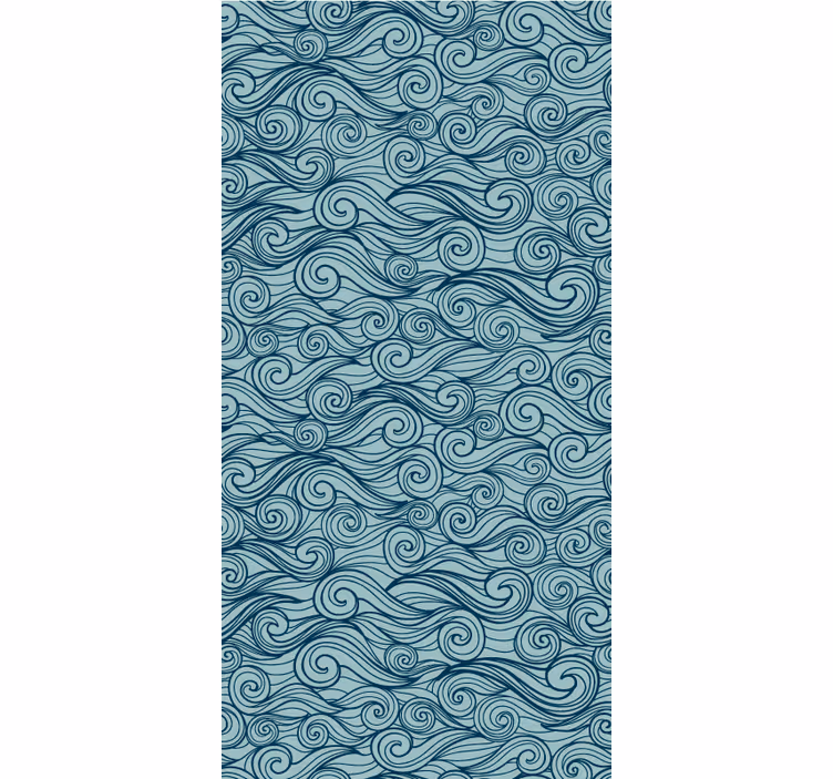 Flowing Wave Patterns textured roller blind - TenStickers
