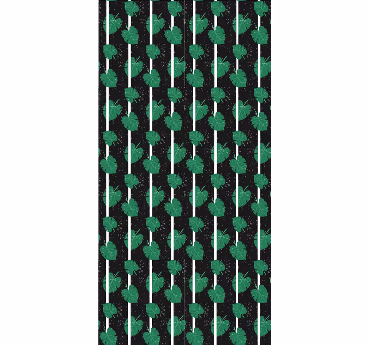 Luxuriant foliage motif roller blind flowers - TenStickers