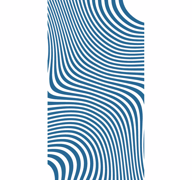 Fluid Stripe Pattern textured roller blind - TenStickers