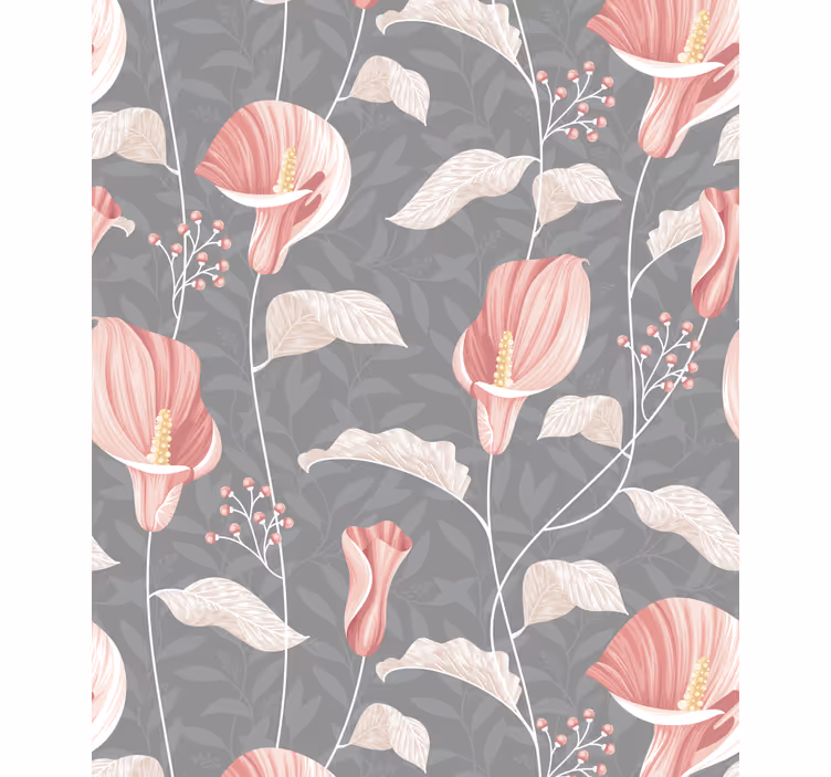Elegant Blossom Arrangement roller blind flowers - TenStickers