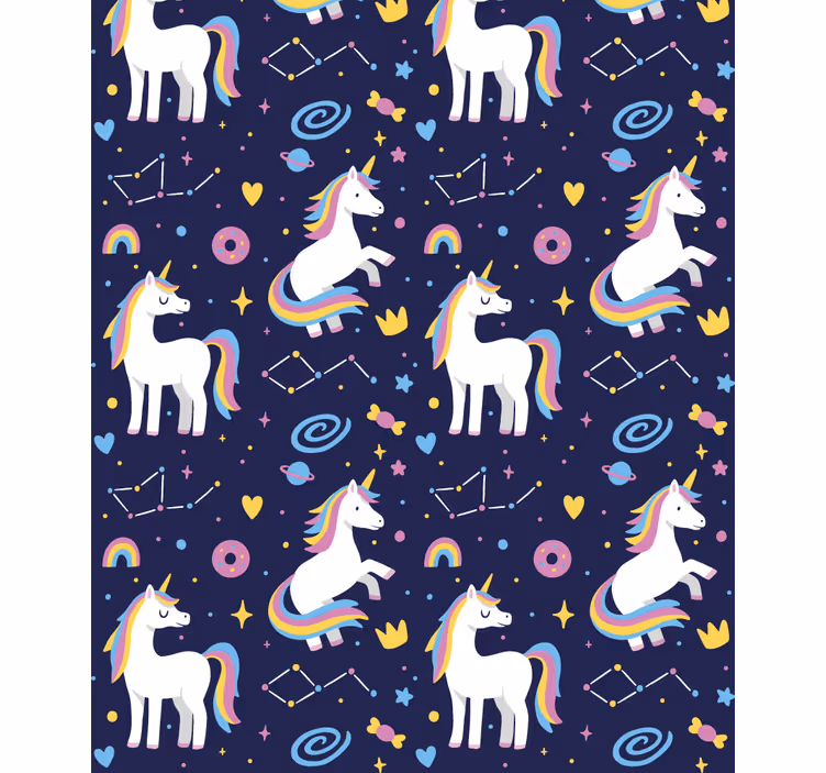 Unicorn Fantasy Theme roller blind - TenStickers