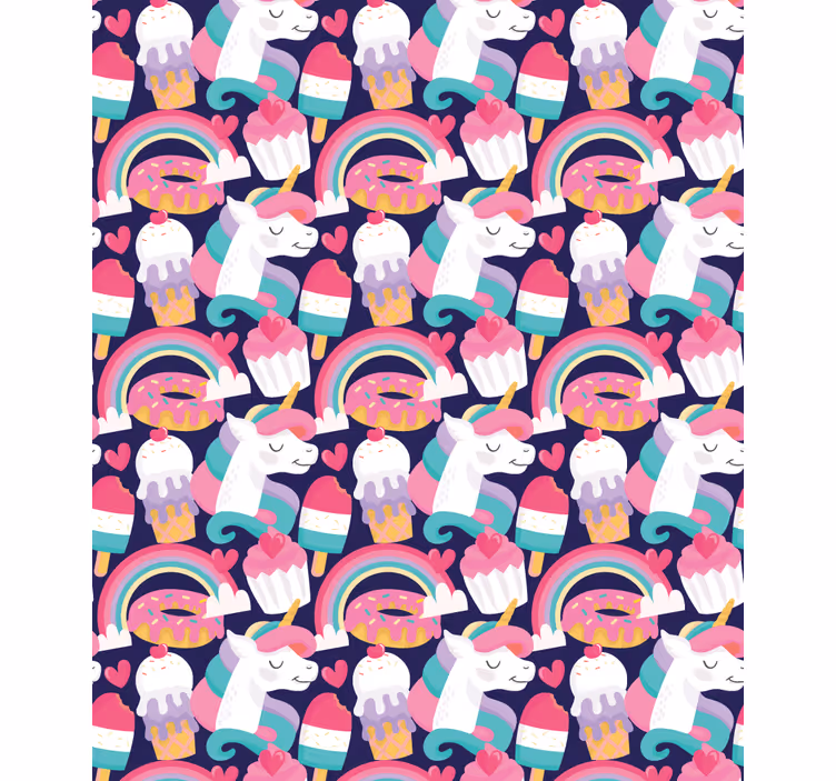 Magical Creature Pattern fun roller blind - TenStickers