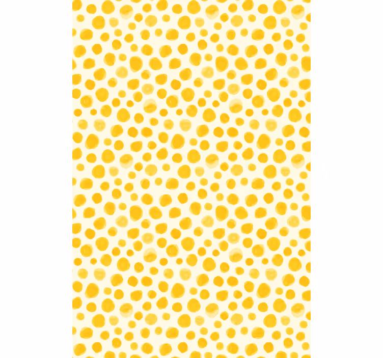 Lemon Polka Dots roller blind fruits - TenStickers