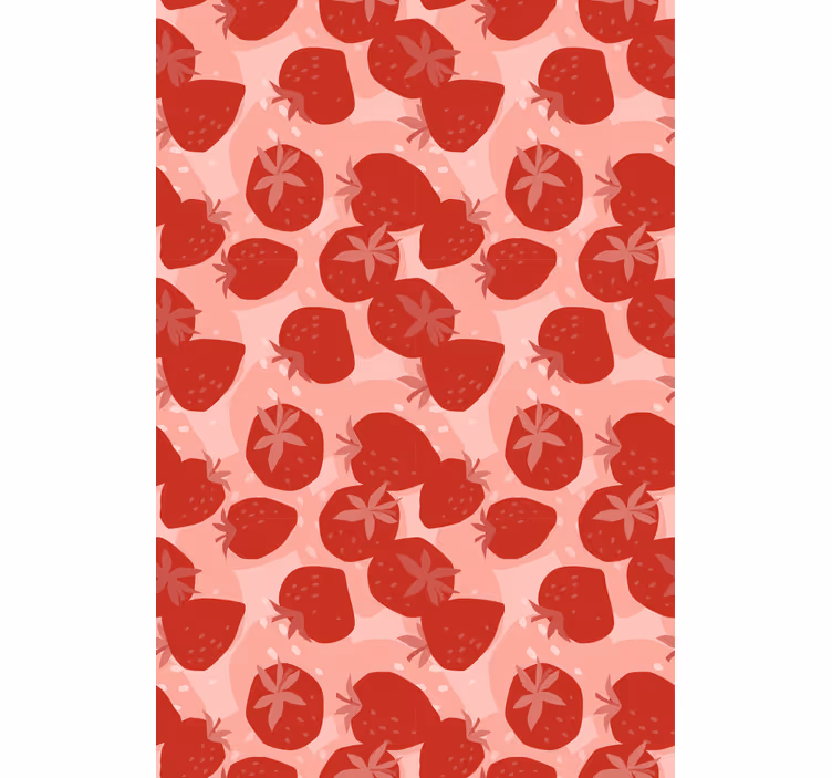 Strawberry Theme roller blind fruits - TenStickers