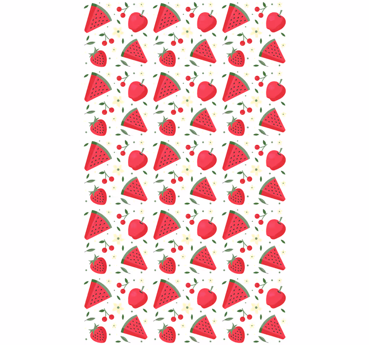 Juicy Watermelon Patterns roller blind fruits - TenStickers