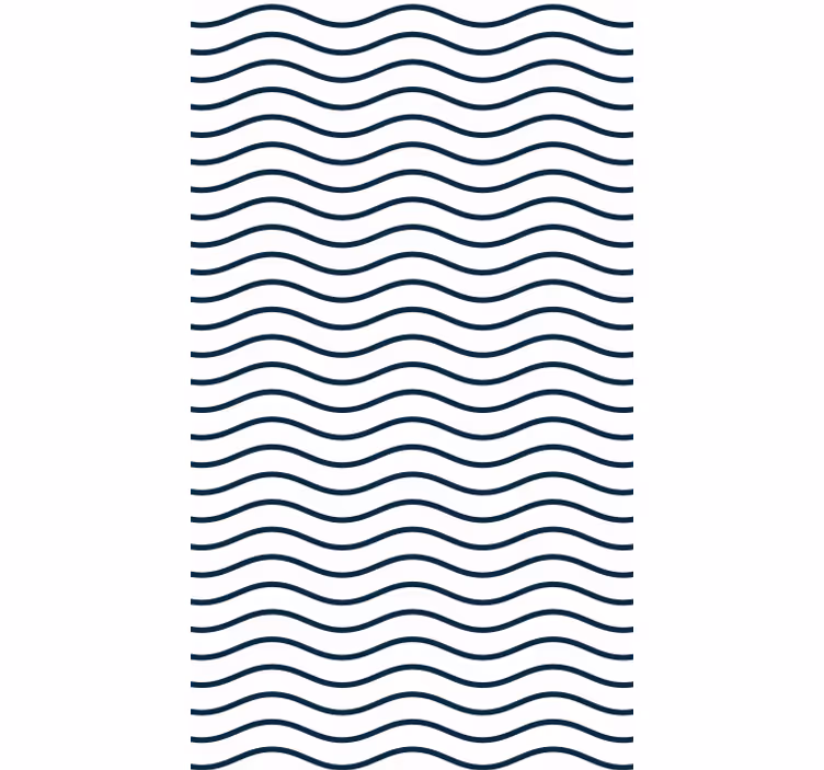 Undulating Wave Motifs textured roller blind - TenStickers