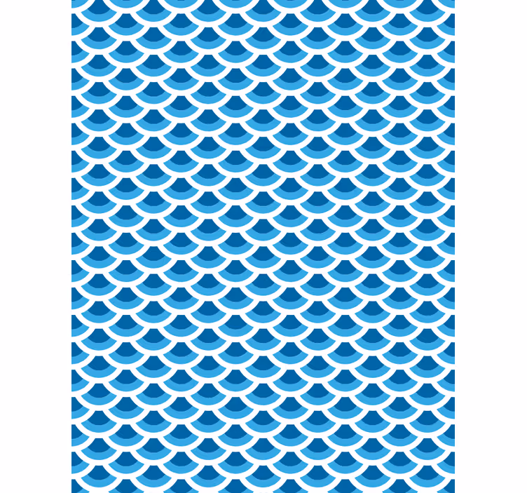 Ocean Wave Pattern textured roller blind - TenStickers