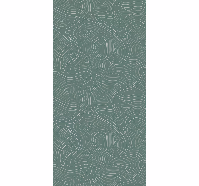 Fluid Topography Lines textured roller blind - TenStickers