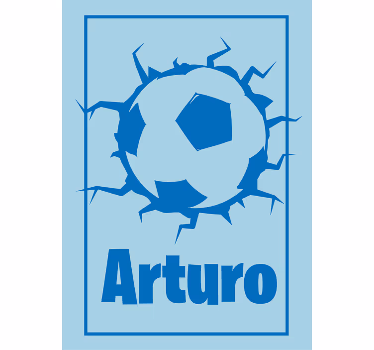 Customized Soccer Design roller blind sports - TenStickers
