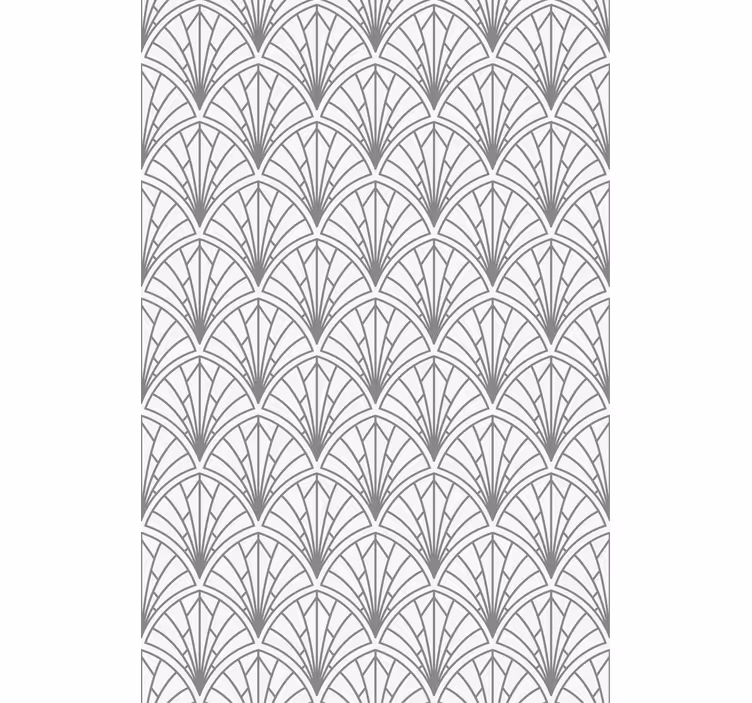 Art Déco gray pattern elegant roller blind - TenStickers