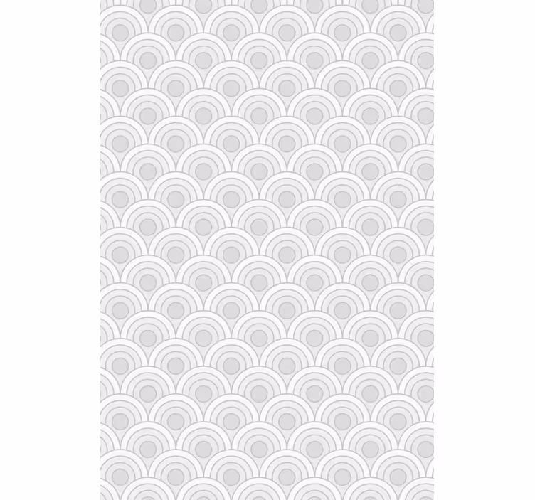 Curved Gray Patterns textured roller blind - TenStickers
