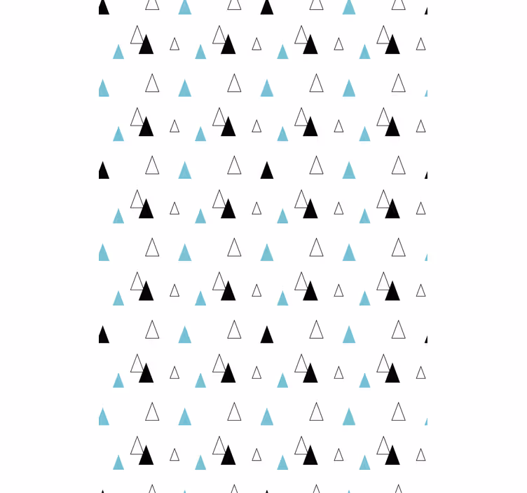 Minimalist triangle pattern skandinavian roller blind - TenStickers