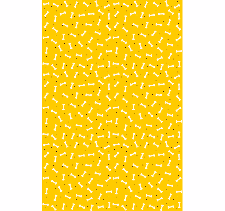 Playful Bone Pattern animal roller blind - TenStickers