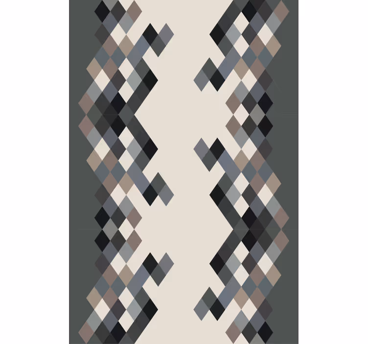Color shades color blocks Living room blind - TenStickers