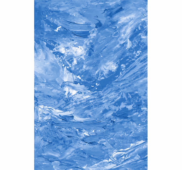 Ocean wave motif textured roller blind - TenStickers
