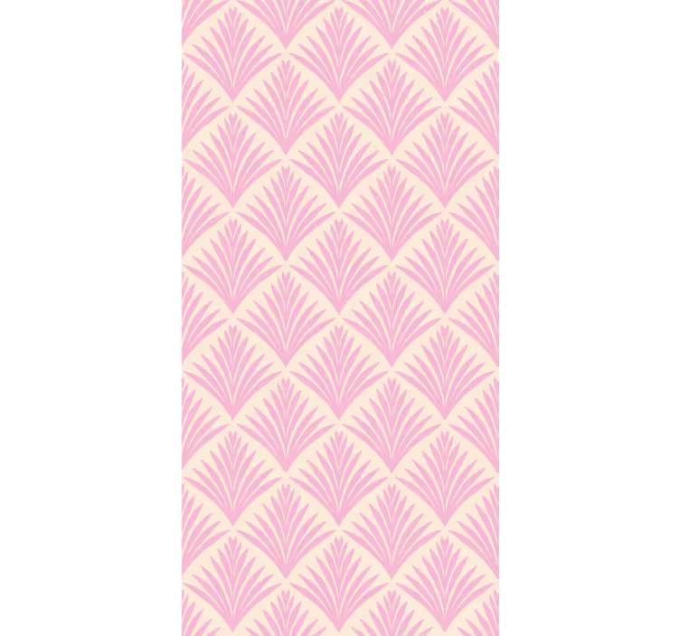 Elegant Palm Pattern roller blind flowers - TenStickers