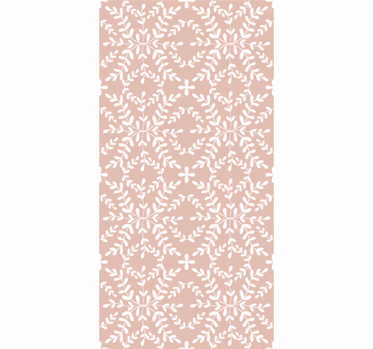 Botanical Leaf Theme roller blind flowers - TenStickers