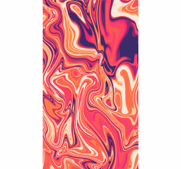 Vibrant Swirling Patterns textured roller blind - TenStickers