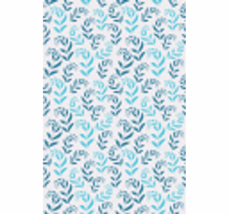 Pastel color trees pattern Nordic blind - TenStickers