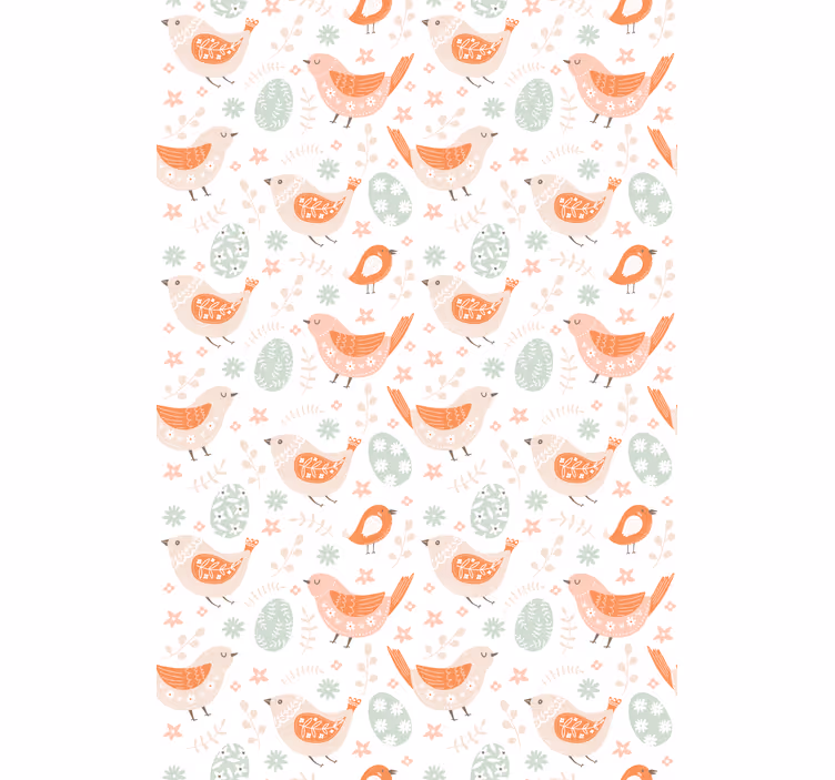 Birds and Eggs animals roller blind - TenStickers