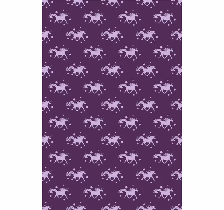 Magical Unicorn Pattern animal roller blind - TenStickers