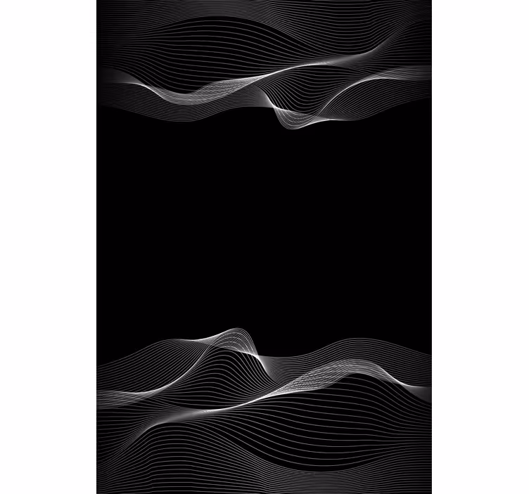 Flowing Line Patterns textured roller blind - TenStickers