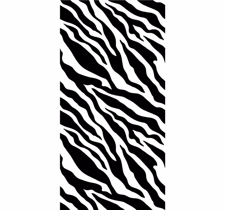 Zebra stripes motif animals roller blind - TenStickers