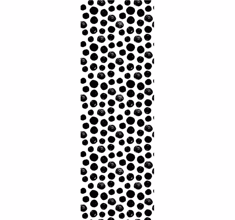Dotted Black Patterns textured roller blind - TenStickers