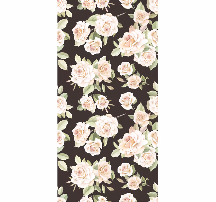Elegant Rose Theme floral roller blind - TenStickers