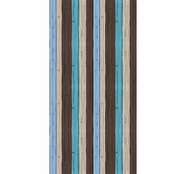 Wooden Stripe Pattern textured roller blind - TenStickers