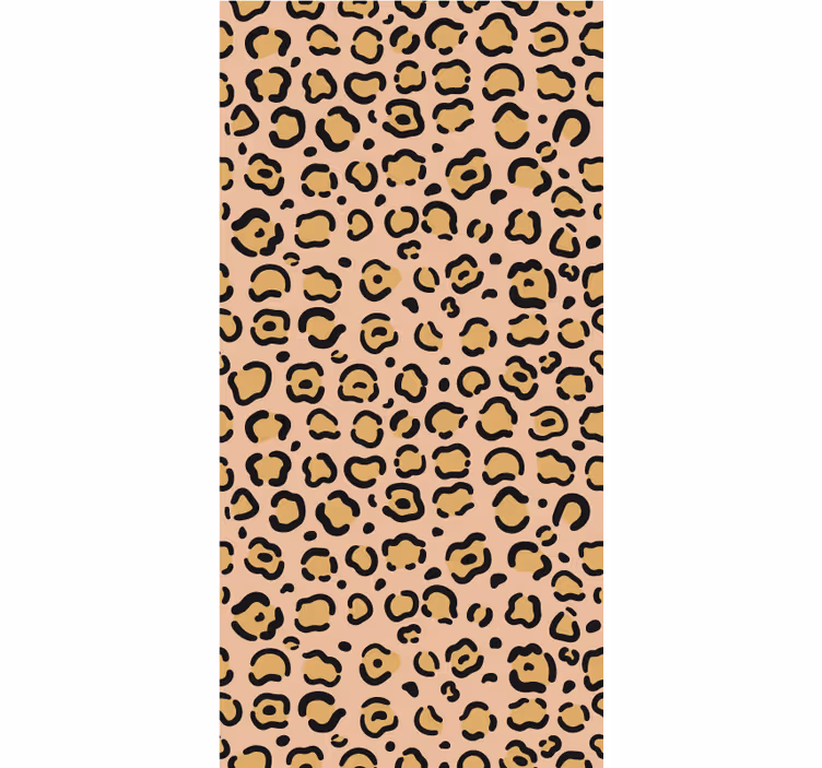 Leopard skin motif animals roller blind - TenStickers