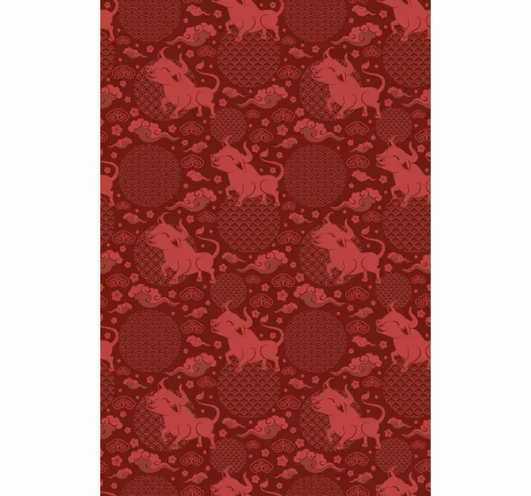 Chinese style vintage More vintage roller blind - TenStickers